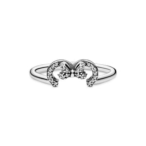 Disney Minnie Mouse Ears Silhouette Puzzle Ring