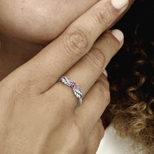 Load image into Gallery viewer, Sparkling Angel Wings Ring
