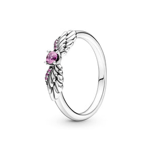 Sparkling Angel Wings Ring