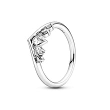 Load image into Gallery viewer, Sparkling Pear &amp; Marquise Wishbone Ring
