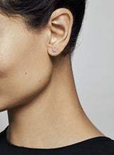 Load image into Gallery viewer, Pink Crown Stud Earrings
