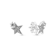 Load image into Gallery viewer, Sparkling Asymmetric Stars Stud Earrings
