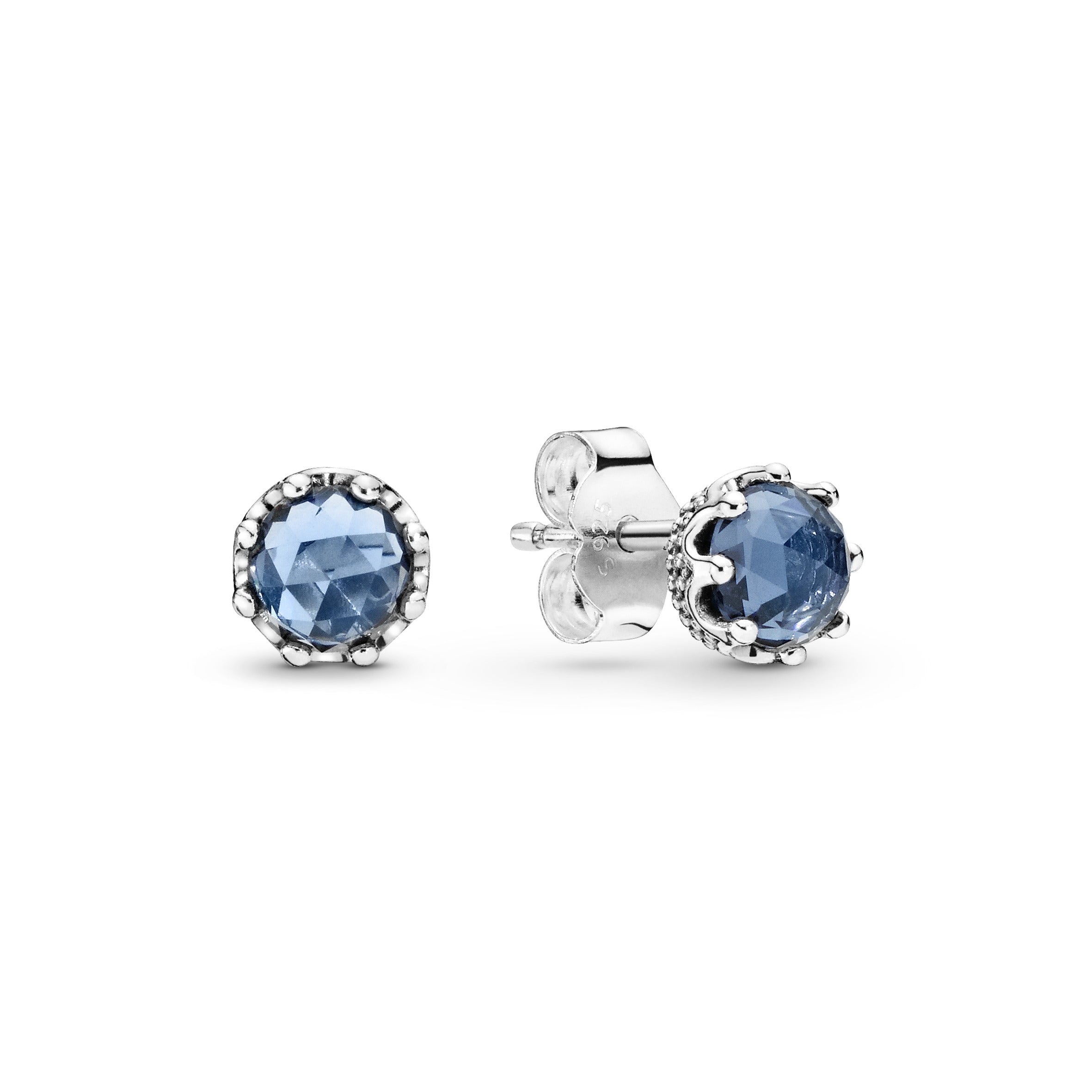 Pandora sapphire deals stud earrings