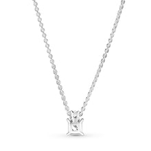 Load image into Gallery viewer, Sparkling Collier Round &amp; Square Pendant Necklace
