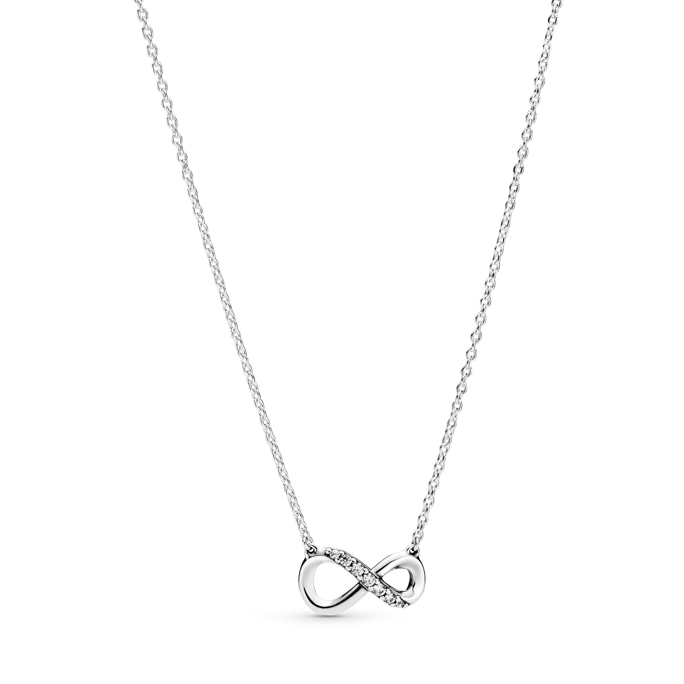Sparkling Infinity Collier Necklace - Main Image
