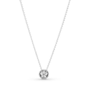 Sparkling Snowflake Collier Necklace