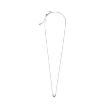 Load image into Gallery viewer, Domed Golden Heart Collier Necklace
