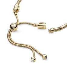Load image into Gallery viewer, Pandora Moments Snake Chain Slider Bracelet
