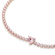 Load image into Gallery viewer, Sparkling Heart Tennis Bracelet
