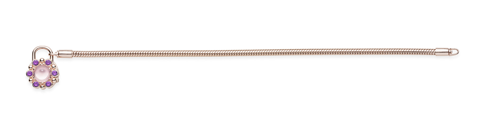 Moments Heraldic Radiance Padlock Clasp Bracelet
