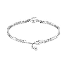 Load image into Gallery viewer, Sparkling Heart Tennis Bracelet
