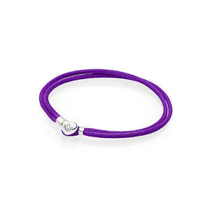 Pandora Moments Fabric Cord Bracelet, Purple