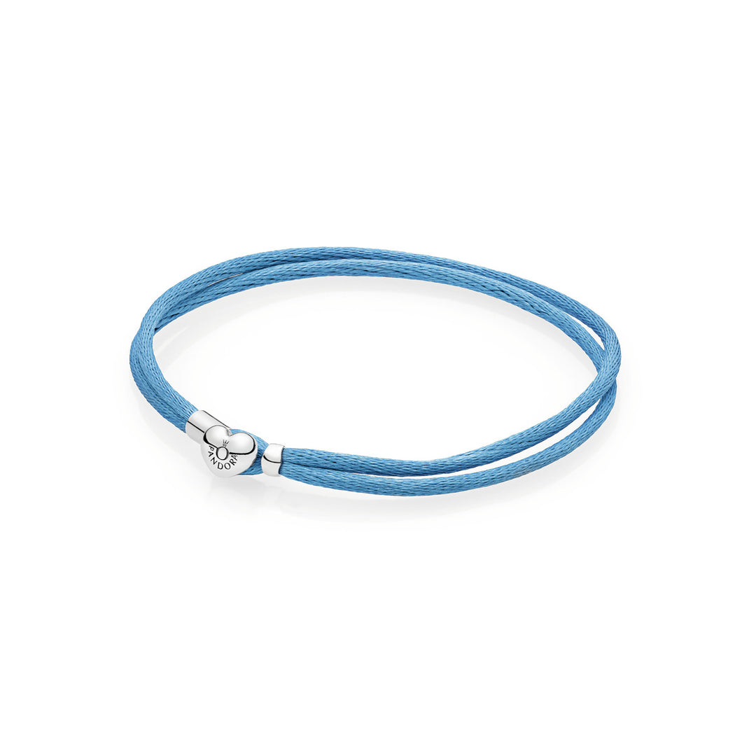 Pandora Moments Fabric Cord Bracelet, Turquoise