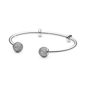 Pandora Moments Open Pavé Bangle