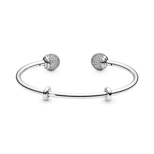 Pandora Moments Open Pavé Bangle