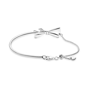Sparkling Bow Slider Bracelet