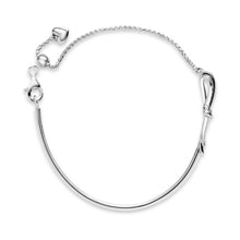 Load image into Gallery viewer, Sparkling Bow Slider Bracelet
