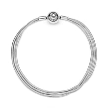 Load image into Gallery viewer, Pandora Moments Multi Snake Sterling Silver Chain Bracelet
