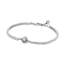 Load image into Gallery viewer, Sparkling Halo Tennis Bracelet
