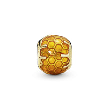 Load image into Gallery viewer, Dripping Honey Honeycomb Charm
