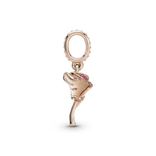 Load image into Gallery viewer, Rose Flower Dangle Charm
