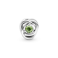 Load image into Gallery viewer, Spring Green Eternity Circle Charm
