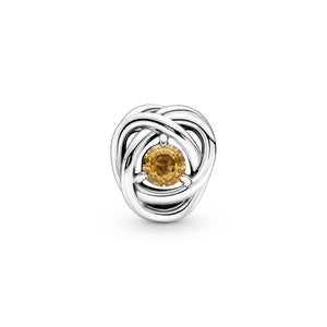 Honey Eternity Circle Charm