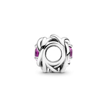 Load image into Gallery viewer, Pink Eternity Circle Charm
