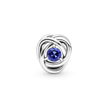 Load image into Gallery viewer, Blue Eternity Circle Charm
