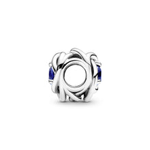 Load image into Gallery viewer, Blue Eternity Circle Charm
