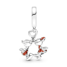 Load image into Gallery viewer, Disney Mickey Mouse &amp; Minnie Mouse Kissing Dangle Charm
