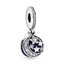 Load image into Gallery viewer, Moon &amp; Blue Sky Dangle Charm
