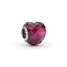 Load image into Gallery viewer, Fuchsia Pink Heart Charm
