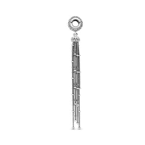 Pavé & Tassel Dangle Charm