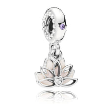 Load image into Gallery viewer, Lotus Flower Dangle Charm
