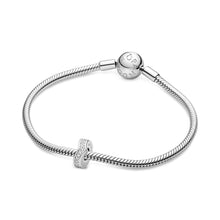 Load image into Gallery viewer, Sparkling Wishbone Spacer Charm
