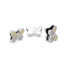 Load image into Gallery viewer, Pavé Butterfly Clip Charm
