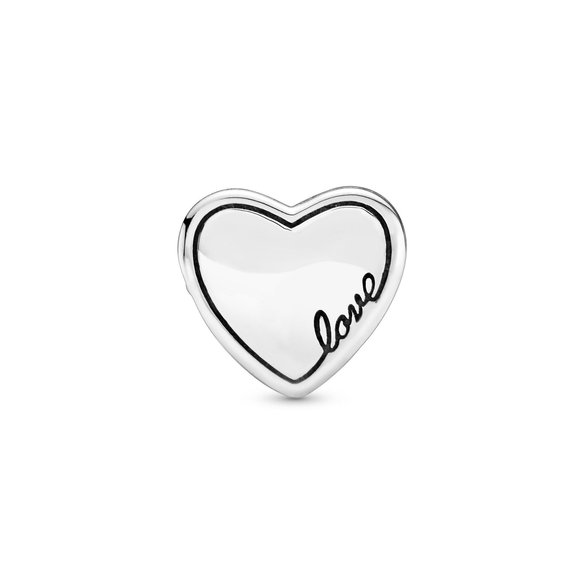 Pandora Logo Yes Heart Charm