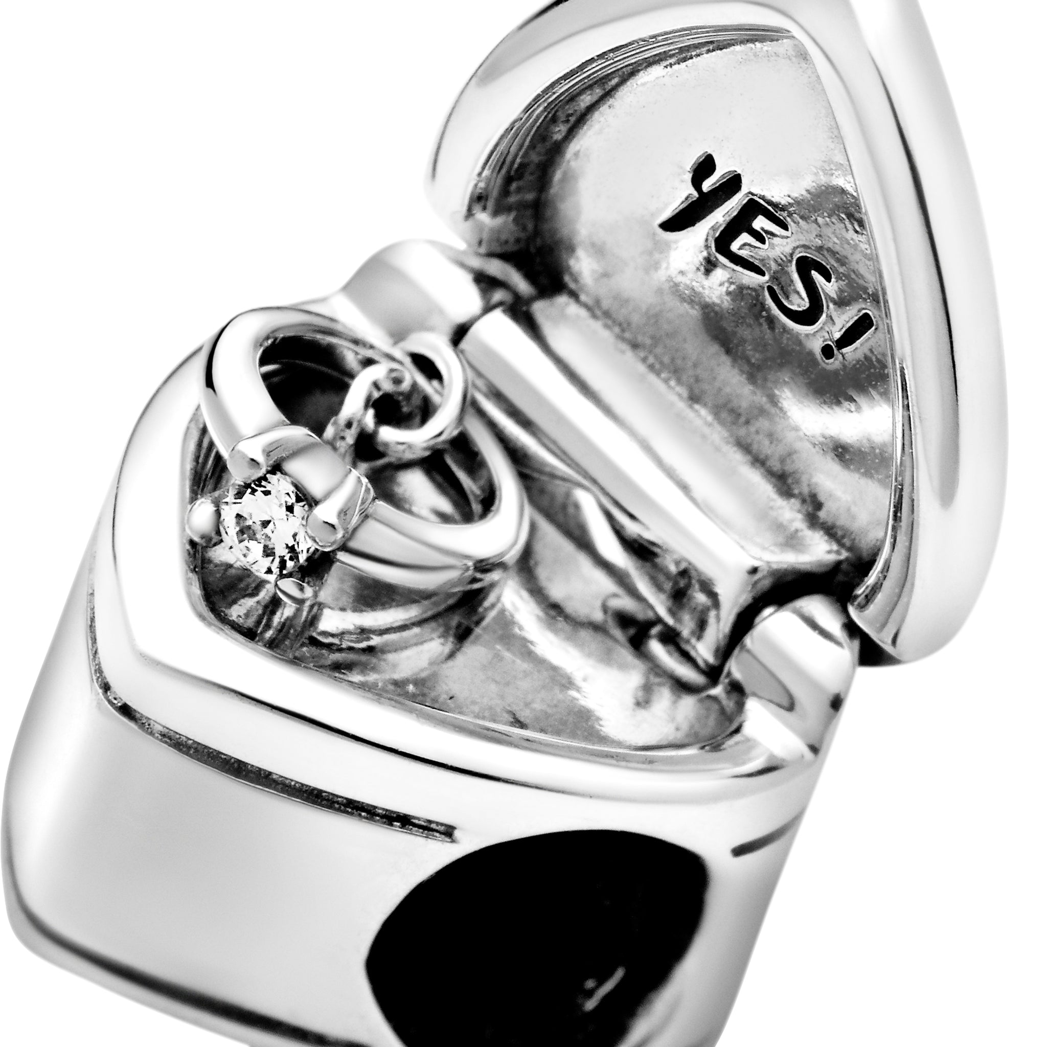 Pandora yes heart charm new arrivals