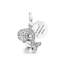Load image into Gallery viewer, Pavé Dinosaur Dangle Charm
