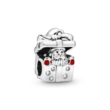 Load image into Gallery viewer, Santa in a Giftbox Charm
