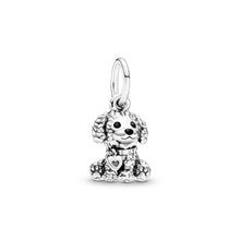 Load image into Gallery viewer, Poodle Puppy Dog Dangle Charm
