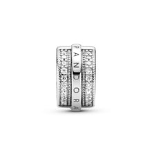Load image into Gallery viewer, Sparkling Pavé Lines and Logo Clip

