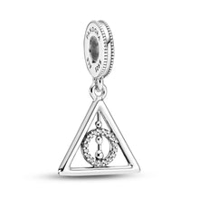 Load image into Gallery viewer, Harry Potter, Deathly Hallows Dangle Charm

