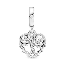Load image into Gallery viewer, Heart Family Tree Dangle Charm
