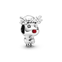 Load image into Gallery viewer, Rudolph the Red Nose Reindeer Charm
