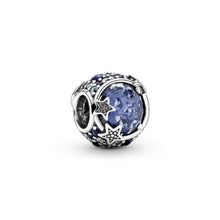 Load image into Gallery viewer, Celestial Blue Sparkling Stars Charm
