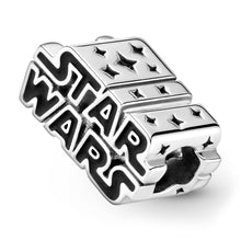 Load image into Gallery viewer, Star Wars Silver 3D Logo Charm
