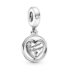 Load image into Gallery viewer, Spinning Forever &amp; Always Soulmate Dangle Charm
