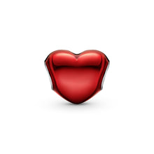 Load image into Gallery viewer, Metallic Red Heart Charm
